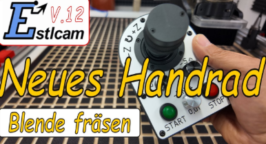 Handrad Steuerung mit Joystick für Estlcam